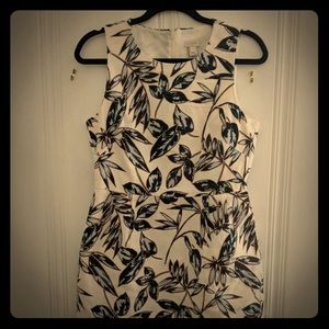 J Crew Tropical Textured Cotton Sheath Dress 6